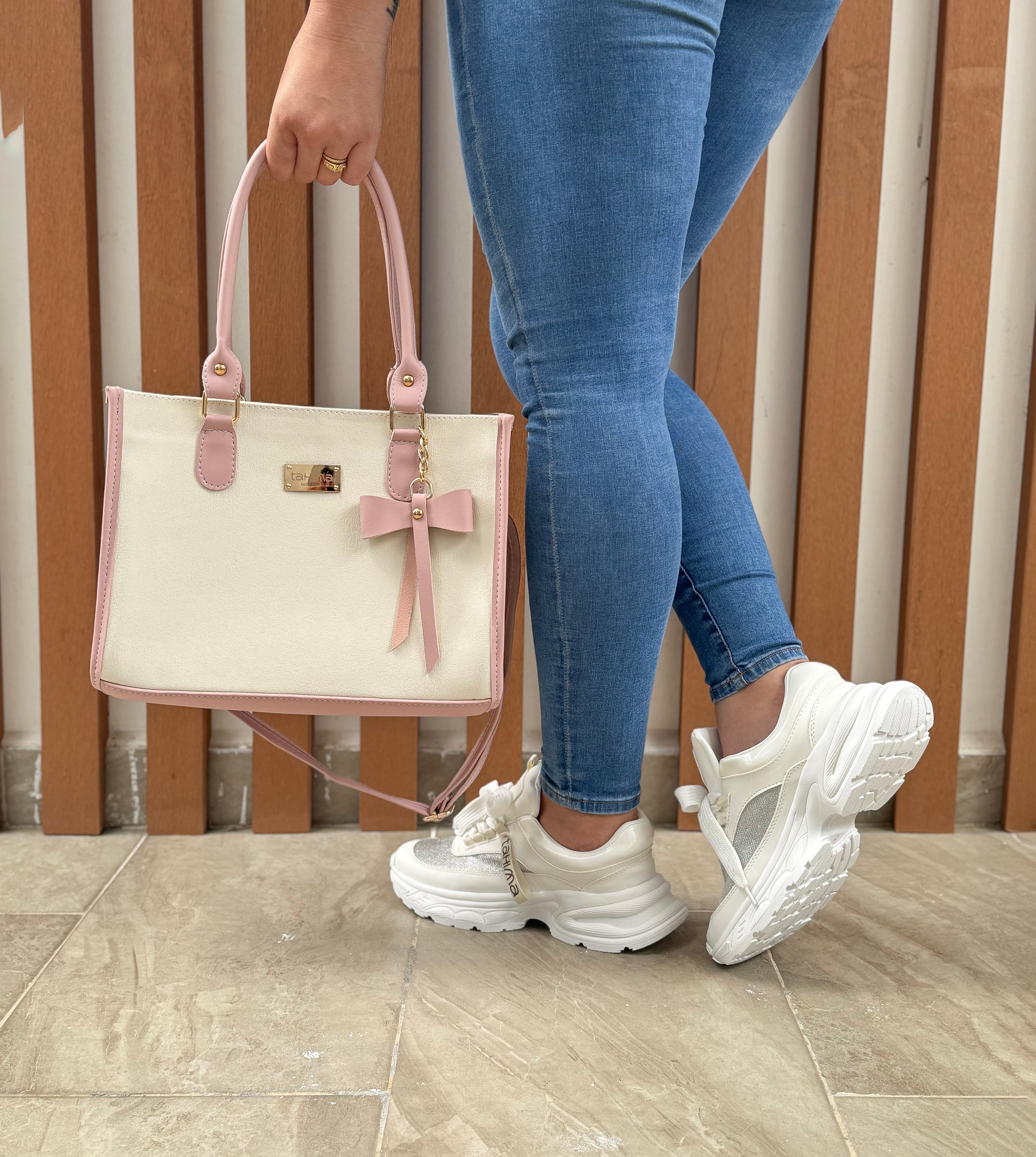 COMBO TENIS+BOLSO COQUETTE+CAJA